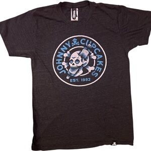 Johnny Cupcakes Black Graphic T-Shirt